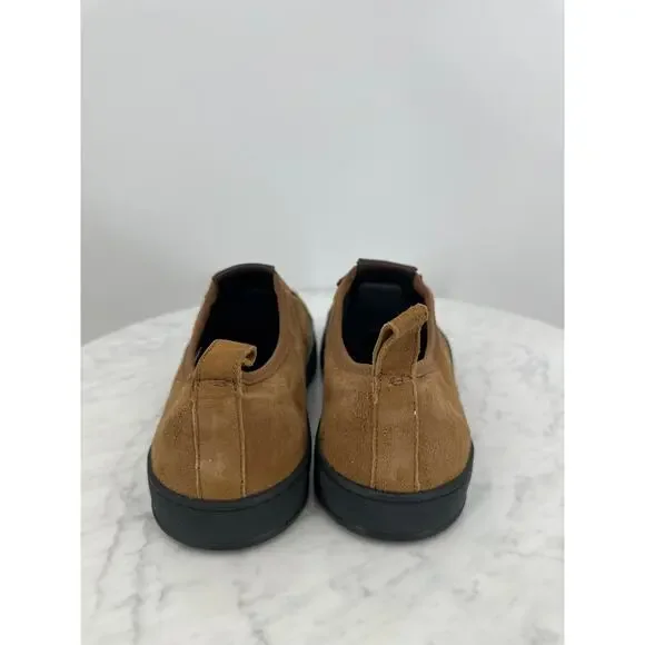 NEW Martin Dingmen Signature Sheep Skin Tobacco Brown Sneakers Men’s 8.5 - Picture 4 of 8